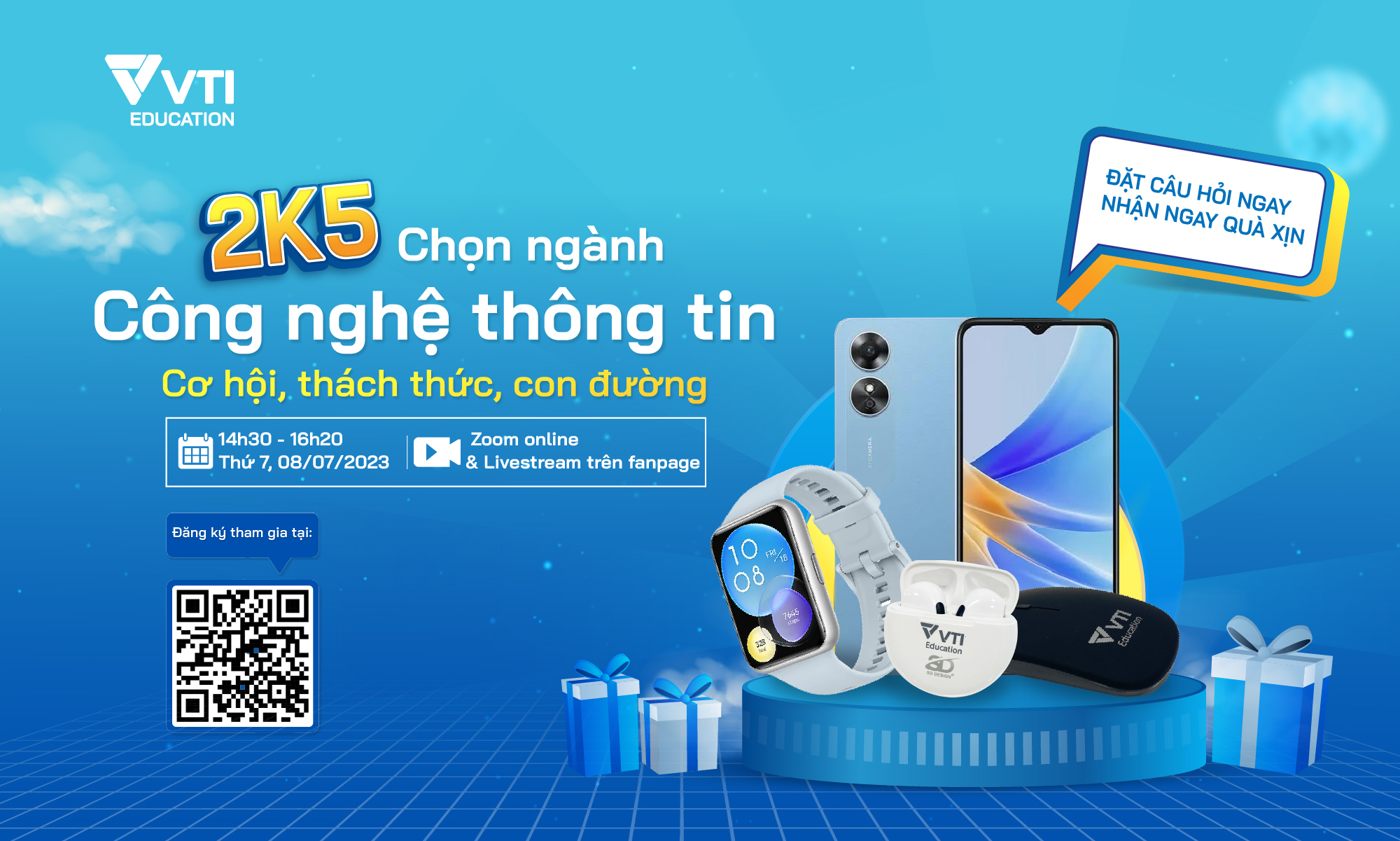 Webinar: 2k5 chọn ngành Công nghệ thông tin - Cơ hội, thách thức, con đường